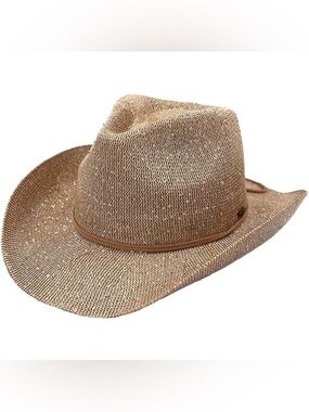 David and Young Women’s Straw Rancher Hat in Light Brown